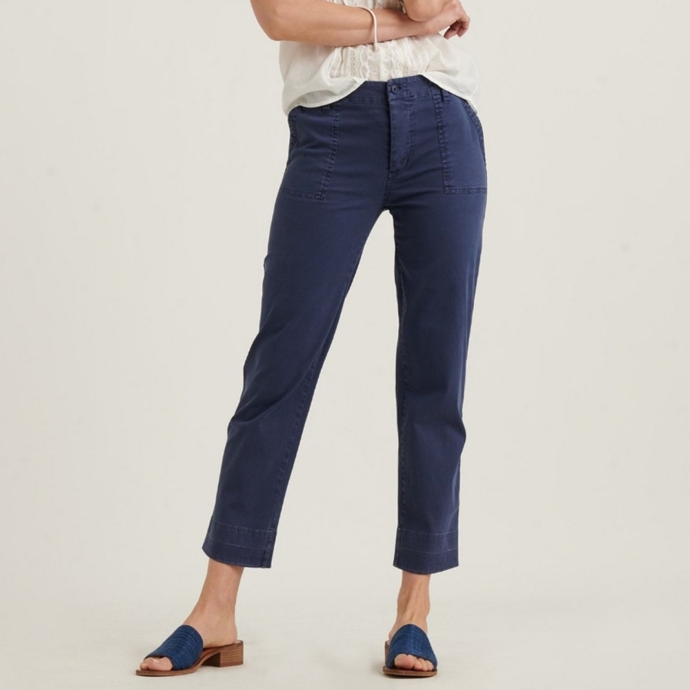 Mid Rise Utility Straight Pant